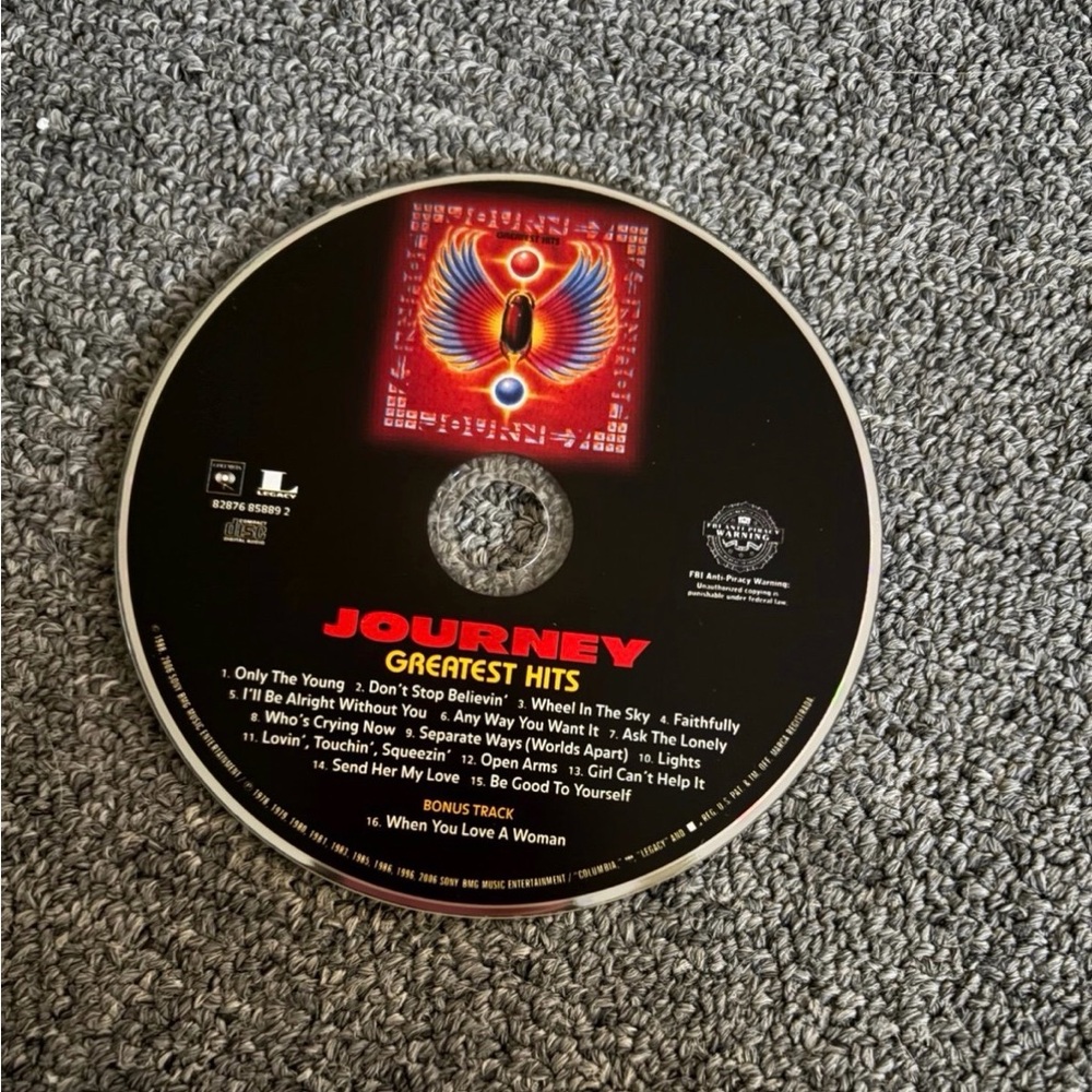 Journey greatest hits cd.